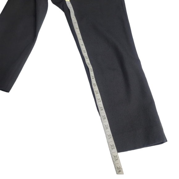 Talbots Chatham Black Crop Pants Sz 2P - Picture 5 of 6